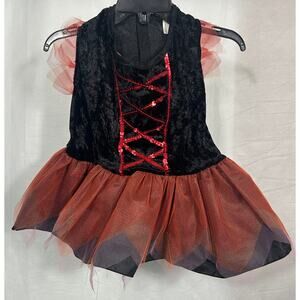 Doggiduds Medium Black & Orange Witch Dress Costume for Dogs